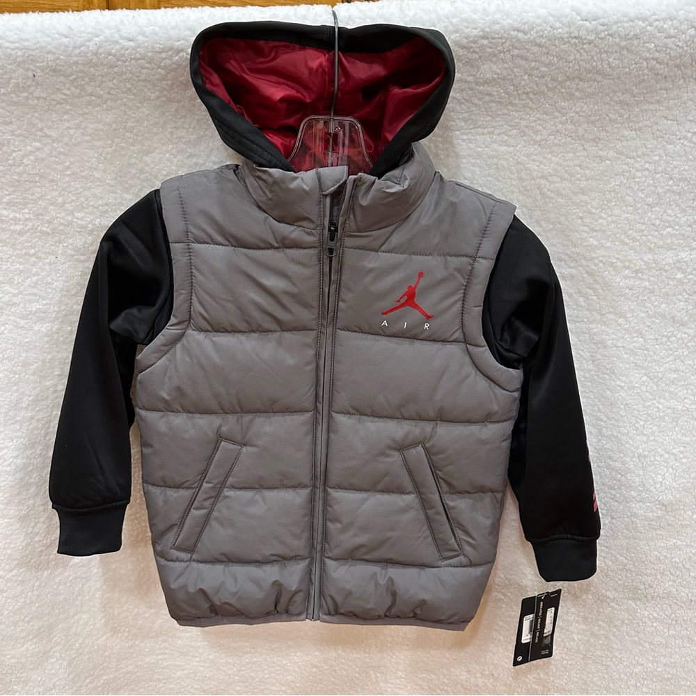Boys Grey Nike Air Jordan Jacket